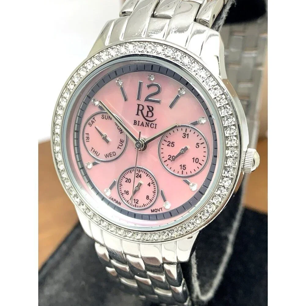 Roberto Bianci Women's Watch RB0842 Valentini Quartz Pink Mother of Pearl Dial